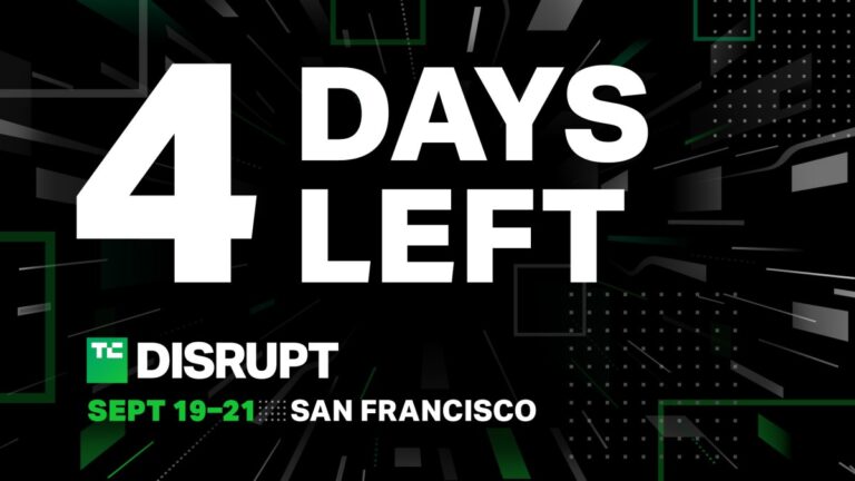 Read more about the article T-minus 4 days left to save on passes to TechCrunch Disrupt 2023