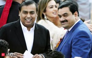 Read more about the article Ambani pips Adani to become richest Indian on Hurun list, ET Retail