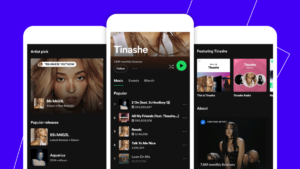 Read more about the article Spotify’s new artist profiles highlight music, Stories, merch and events