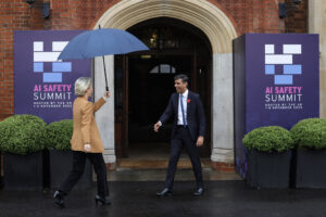 Read more about the article At Bletchley, Rishi Sunak confirms AI Safety Institute but delays regulations for another day