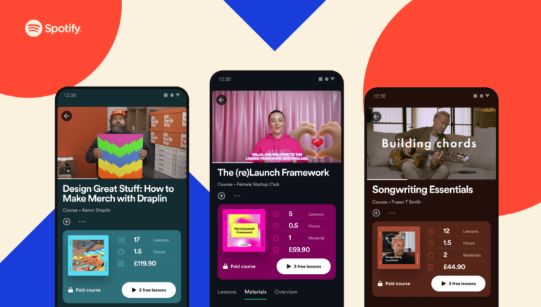 Read more about the article Spotify tests video courses to teach everything from music production to excel