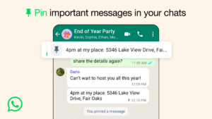 Read more about the article WhatsApp now lets you pin up to three messages